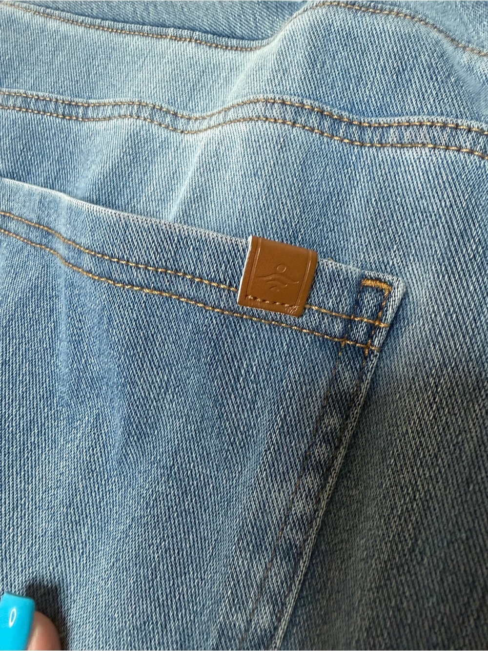 HALARA Flex High Waisted Stripe Wide Leg Jeans - Picture 6 of 7